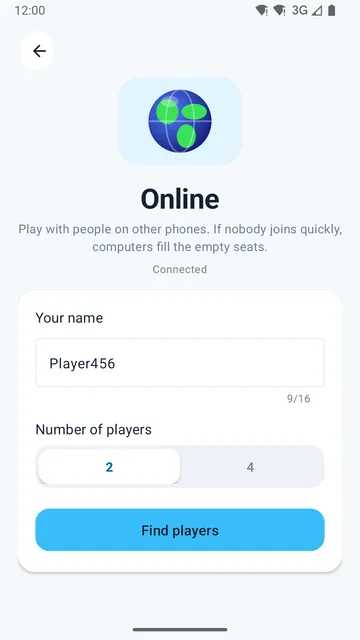 Online Ludo game with emoji and quick message bubbles